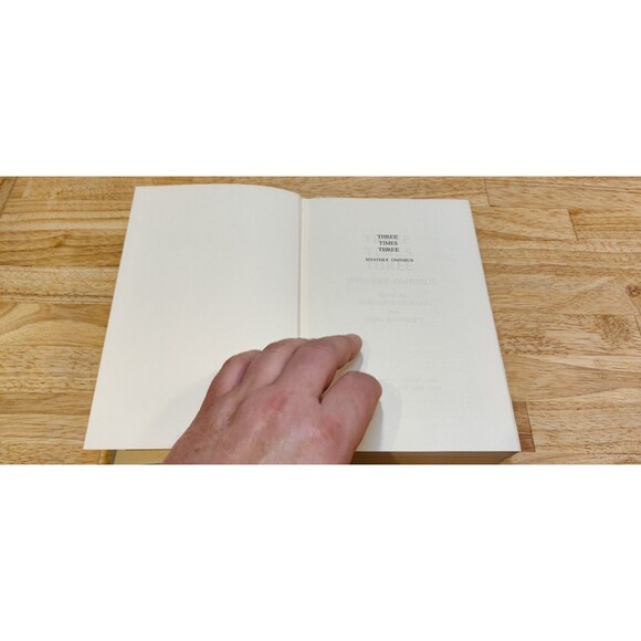 Three Times Three Mystery Omnibus 1964 Vintage Hardcover Book Howard Haycraft - Picture 5 of 8
